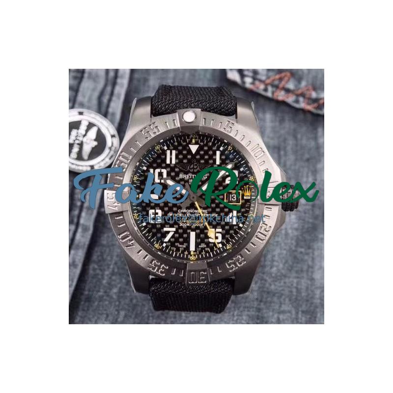 Replica Breitling Avenger Blackbird V17310 TW Titanium Black Dial Swiss 2824-2