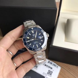 Replica Tag Heuer Aquaracer Calibre 5 WAY201B.BA0927 N Stainless Steel Blue Dial Swiss SW200