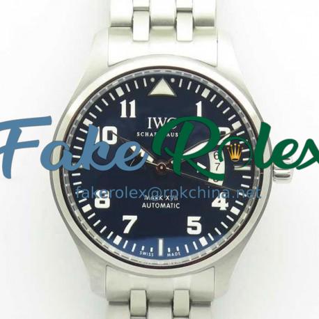 Replica IWC Pilot Mark XVII Le Petit Prince IW327014 MKS V2 Stainless Steel Blue Dial M9015