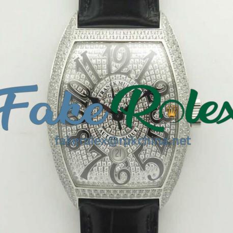 Replica Franck Muller Casablanca 8880 SC DT GF Stainless Steel & Diamonds Diamond Dial Swiss 2824-2