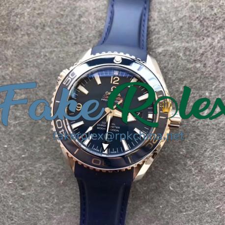 Replica Omega Seamaster Planet Ocean 600M 45.5MM 232.92.46.21.03.001 OM Stainless Steel Blue Dial Swiss 8500