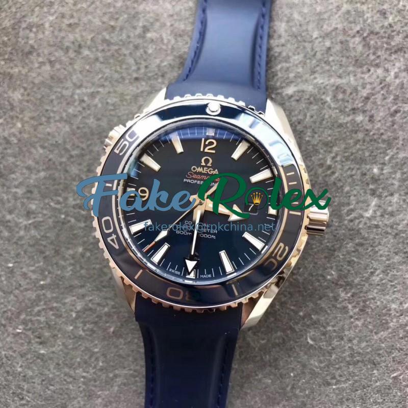 Replica Omega Seamaster Planet Ocean 600M 45.5MM 232.92.46.21.03.001 OM Stainless Steel Blue Dial Swiss 8500