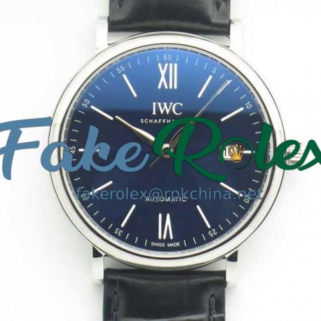 Replica IWC Portofino Automatic Edition 150 Years IW356518 Stainless Steel Blue Dial M9015