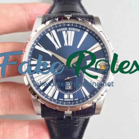 Replica Roger Dubuis Excalibur 42MM Automatic RDDBEX0619 RD Stainless Steel Blue Dial Swiss RD830