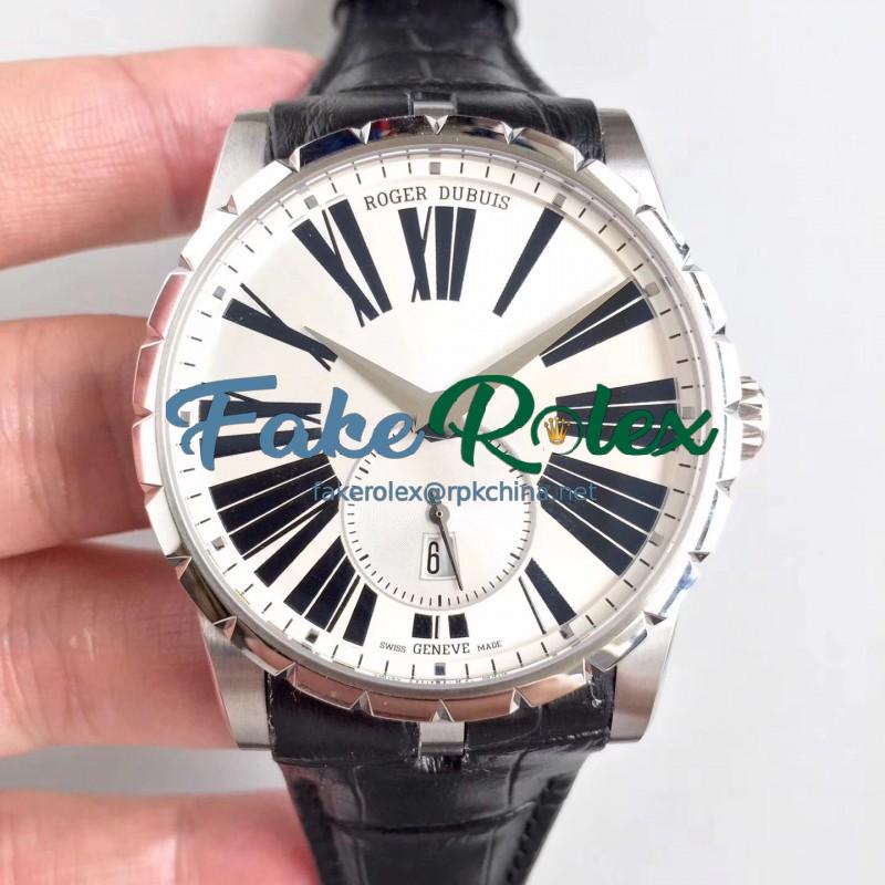 Replica Roger Dubuis Excalibur 42MM Automatic RDDBEX0536 RD Stainless Steel Silver Dial Swiss RD830