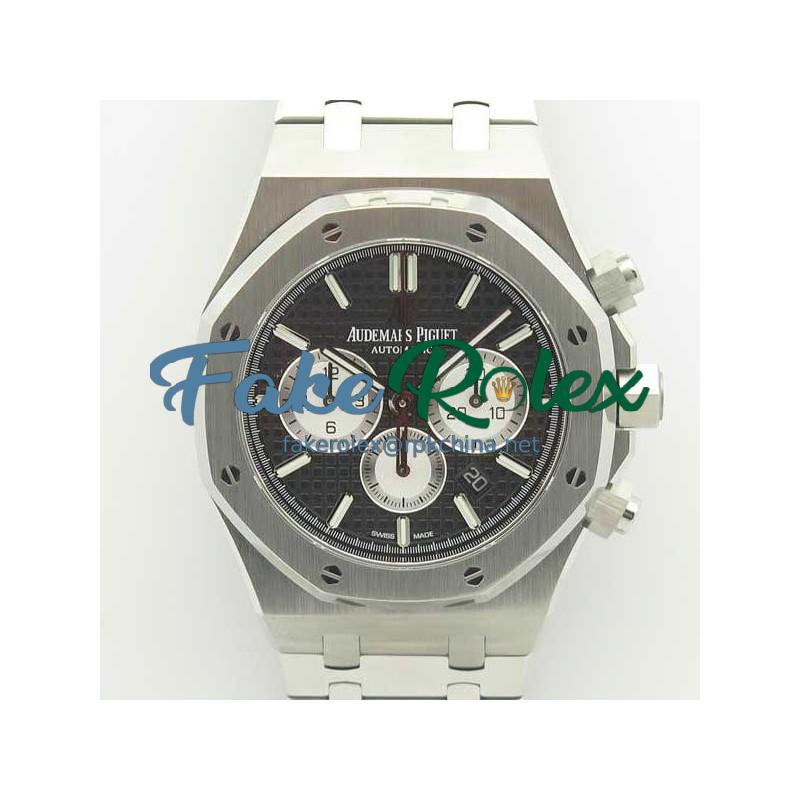 Replica Audemars Piguet Royal Oak Chronograph 26331 OM Stainless Steel Black Dial Swiss 7750