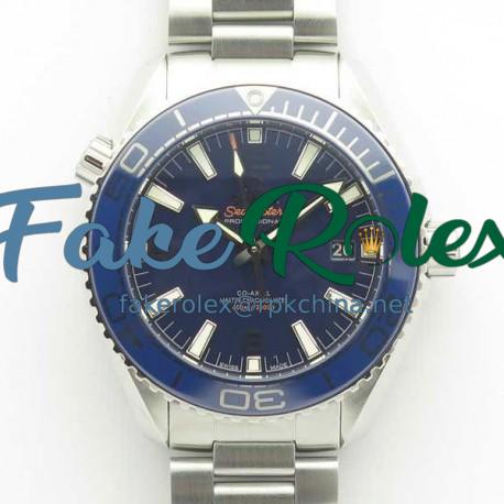 Replica Omega Seamaster Planet Ocean 600M 43.5MM 215.30.44.21.03.001 OM V2 Stainless Steel Blue Dial Swiss 8900