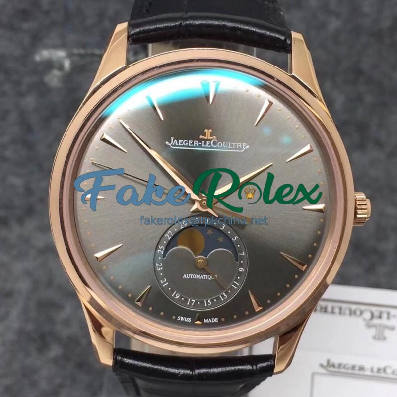 Replica Jaeger-LeCoultre Master Ultra Thin Moon 1362520 ZF Rose Gold Anthracite Dial Swiss JLC 925