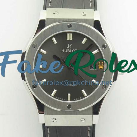 Replica Hublot Classic Fusion Racing Grey Titanium 42MM 511.NX.7071.LR F16 Titanium Grey Dial Swiss 2892