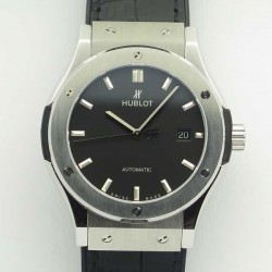 Replica Hublot Classic Fusion Titanium 42MM 511.NX.1171.LR F16 Titanium Black Dial Swiss 2892