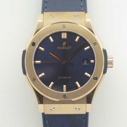 Replica Hublot Classic Fusion Blue King Gold 42MM 511.OX.7180.LR F16 Rose Gold Blue Dial Swiss 2892