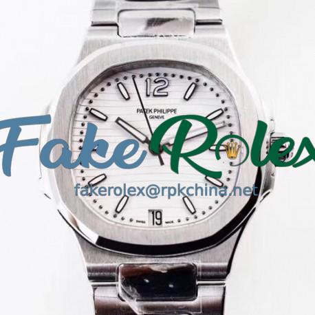 Replica Patek Philippe Nautilus Ladies 7118/1A-010 TW Stainless Steel White Dial Swiss 324SC