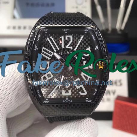 Replica Franck Muller Vanguard V45 ABF PVD Black Dial Swiss 2824-2