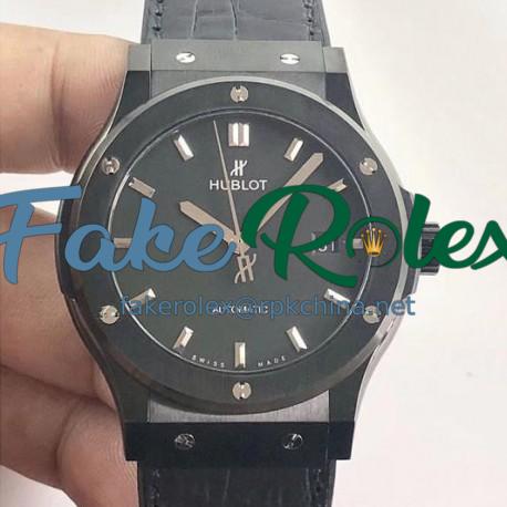 Replica Hublot Classic Fusion Ceramic Black 511.CM.7170.LR JJ Ceramic Black Dial Swiss 2892