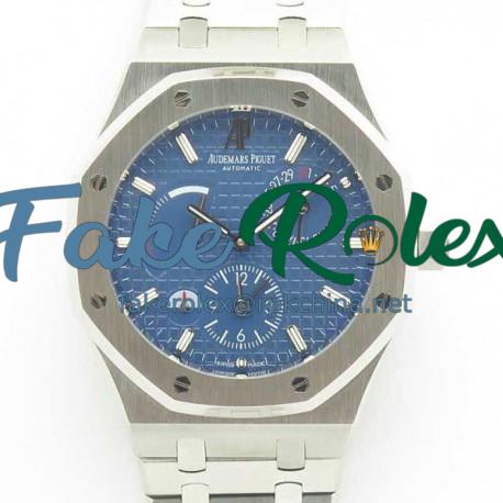 Replica Audemars Piguet Royal Oak GMT 41MM 26120 TWA Stainless Steel Blue Dial Swiss 2329