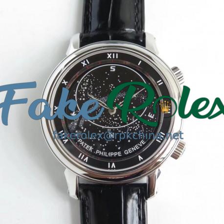 Replica Patek Philippe Grand Complications Sky Moon Celestial 5102G N Stainless Steel Black Dial Swiss 240 LU CL C