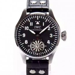 Replica IWC Big Pilot Markus Buhler IW5003 Stainless Steel Black Dial Swiss 6498