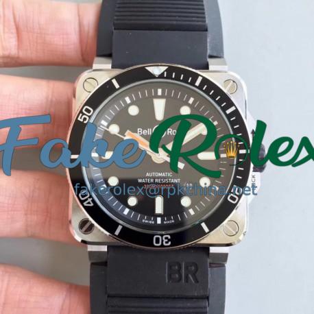 Replica Bell & Ross BR 03-92 Diver N V2 Stainless Steel Black Dial M9015