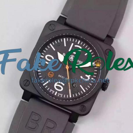 Replica Bell & Ross BR 03 92 Ceramic Black Dial M9015