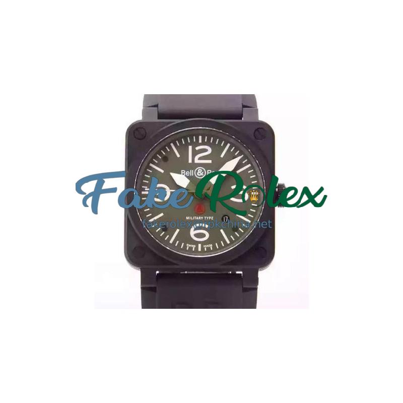 Replica Bell & Ross BR 03 92 Ceramic Black Dial M9015