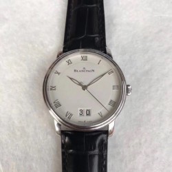 Replica Blancpain Villeret Grande Date 6669-1127-55B HG V2 Stainless Steel White Dial Swiss 6950