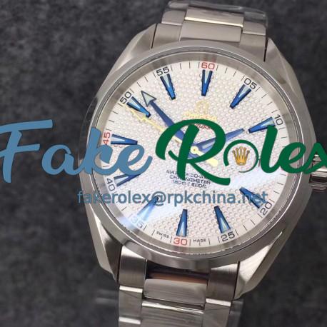 Replica Omega Seamaster Aqua Terra Ryder Cup Edition 231.10.42.21.02.005 VS Stainless Steel White Dial Swiss 8500