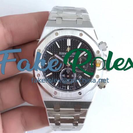 Replica Audemars Piguet Royal Oak Chronograph 26320 OM Stainless Steel Black Dial Swiss 7750