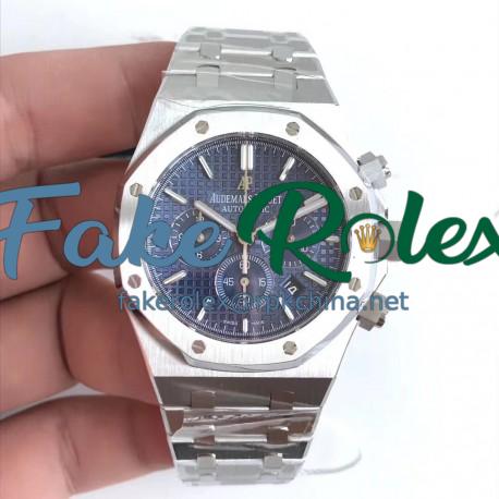 Replica Audemars Piguet Royal Oak Chronograph 26320 OM Stainless Steel Blue Dial Swiss 7750