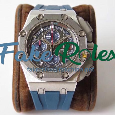 Replica Audemars Piguet Royal Oak Offshore Michael Schumacher 26568PM JF V8 Stainless Steel Anthracite Dial Swiss 3126