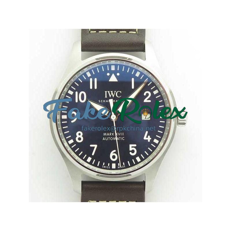 Replica IWC Pilot Mark XVIII Le Petit Prince IW327010 MKS V2 Stainless Steel Blue Dial M9015