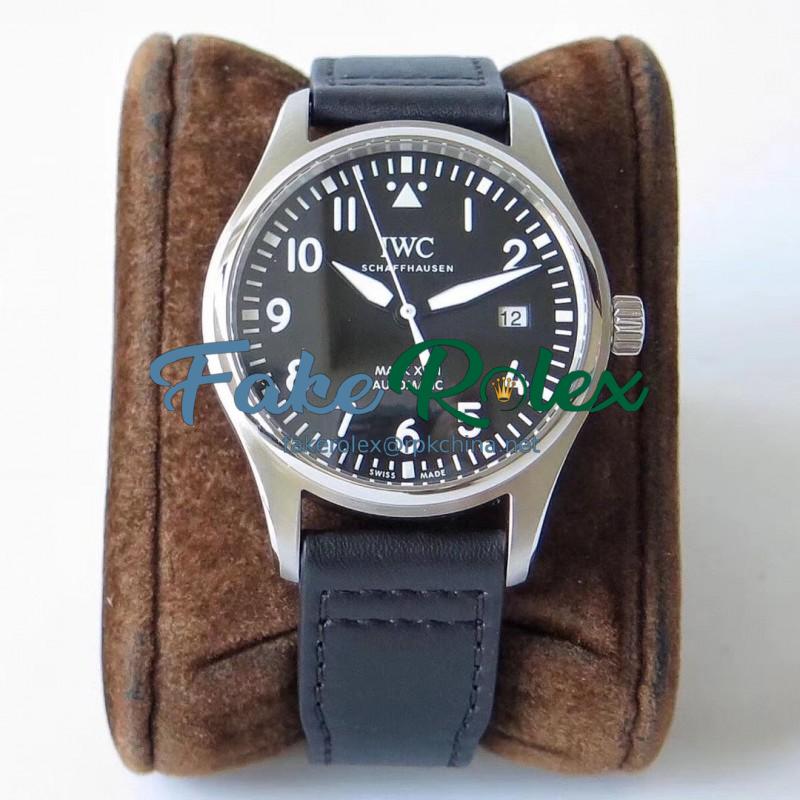 Replica IWC Pilot Mark XVIII IW327009 V7 Stainless Steel Black Dial Swiss 2892