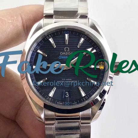 Replica Omega Seamaster Aqua Terra 150M Co-Axial Master Chronometer 220.10.41.21.03.002 VS Stainless Steel Blue Dial Swiss 8900