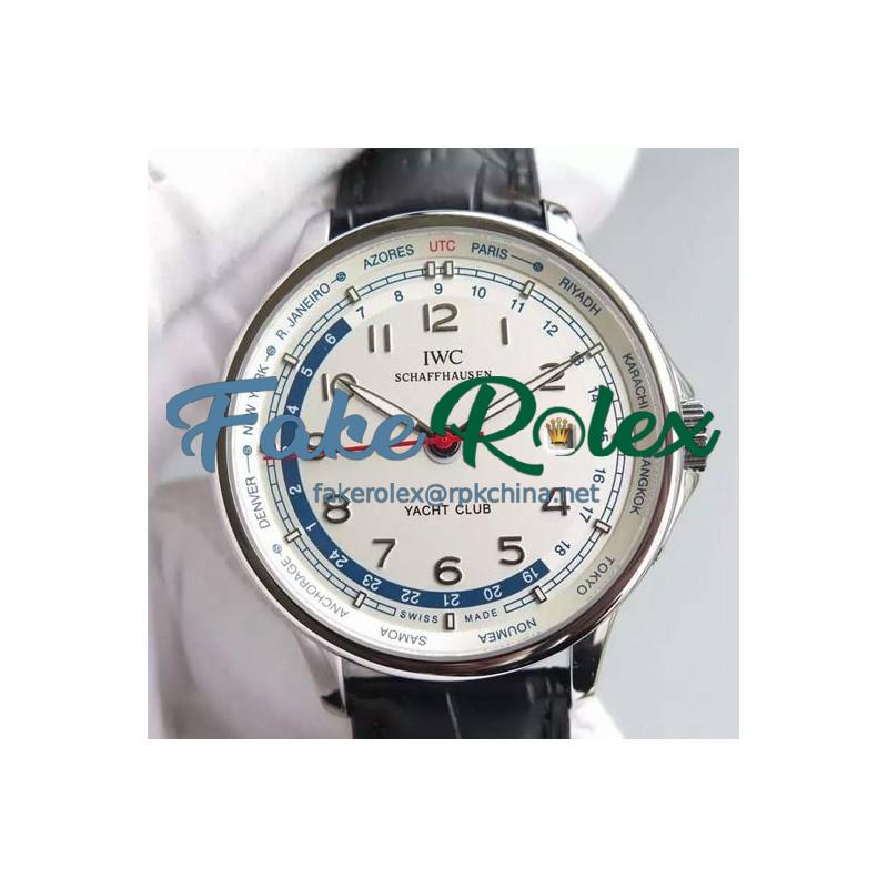 Replica IWC Portuguese Yacht Club Stainless Steel White Dial Swiss 89000