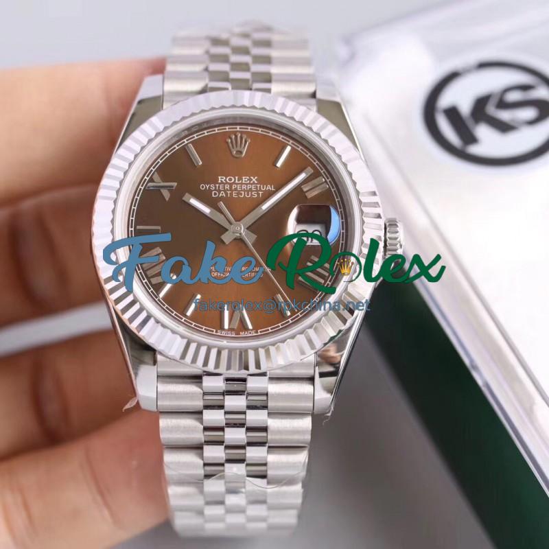 Replica Rolex Datejust II 126334 41MM KS Stainless Steel Chocolate Dial Swiss 2836-2