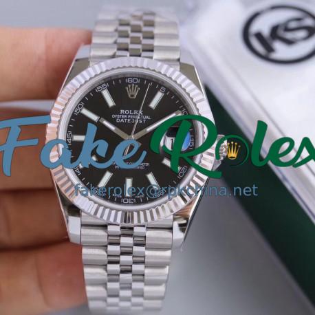 Replica Rolex Datejust II 126334 41MM KS Stainless Steel Black Dial Swiss 2836-2