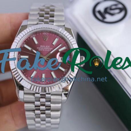 Replica Rolex Datejust II 126334 41MM KS Stainless Steel Purple Dial Swiss 2836-2