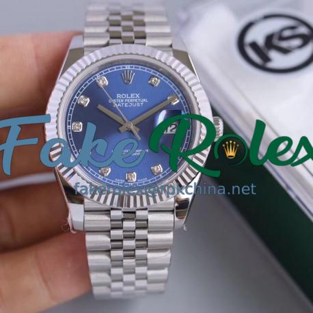 Replica Rolex Datejust II 126334 41MM KS Stainless Steel Blue Dial Swiss 2836-2