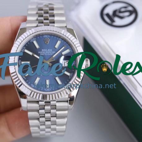 Replica Rolex Datejust II 126334 41MM KS Stainless Steel Blue Dial Swiss 2836-2