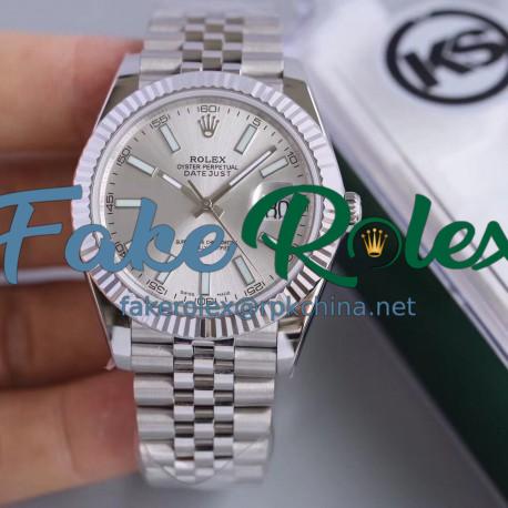 Replica Rolex Datejust II 126334 41MM KS Stainless Steel Rhodium Dial Swiss 2836-2