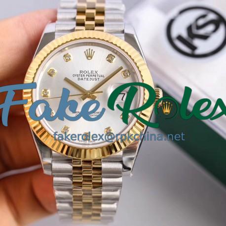 Replica Rolex Datejust II 116333 41MM KS Stainless Steel & Yellow Gold Rhodium Dial Swiss 2836-2