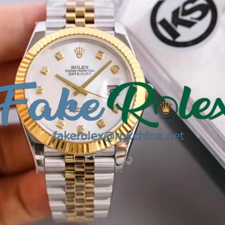 Replica Rolex Datejust II 116333 41MM KS Stainless Steel & Yellow Gold Mother Of Pearl Dial Swiss 2836-2