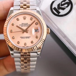 Replica Rolex Datejust II 116333 41MM KS Stainless Steel & Rose Gold Pink Mother Of Pearl Dial Swiss 2836-2