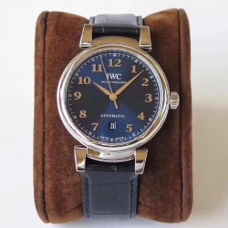 Replica IWC Da Vinci Automatic IW356601 MK Stainless Steel Blue Dial Swiss 2892