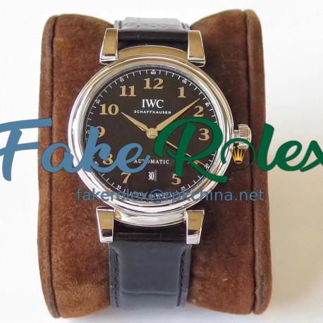 Replica IWC Da Vinci Automatic IW356601 MK Stainless Steel Black Dial Swiss 2892