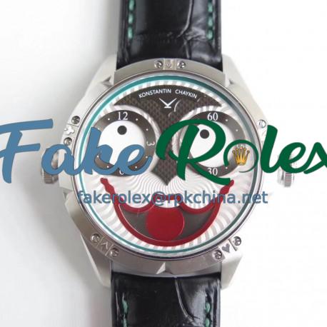 Replica Konstantin Chaykin Joker N Stainless Steel White & Green Joker Dial Seiko NH35A