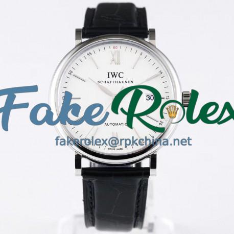 Replica IWC Portofino Automatic IW356501 AF Stainless Steel White Dial Swiss 2892