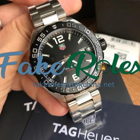 Replica Tag Heuer Formula 1 WAZ1110.BA0875 N Stainless Steel Black Dial Swiss Ronda Quartz