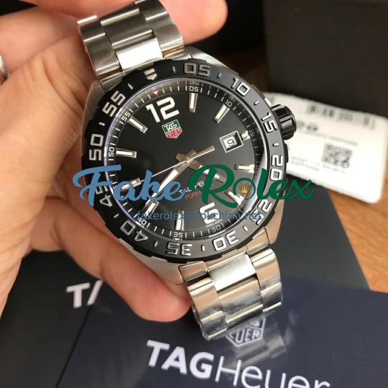 Replica Tag Heuer Formula 1 WAZ1110.BA0875 N Stainless Steel Black Dial Swiss Ronda Quartz