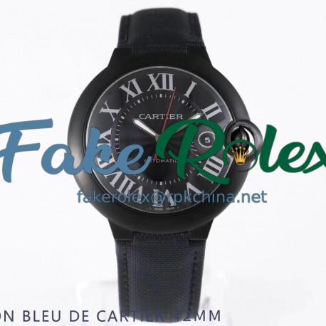 Replica Ballon Bleu De Cartier 42MM WSBB0015 AF PVD Black Dial Swiss 2892