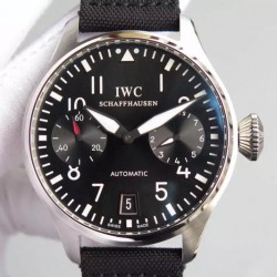 Replica IWC Big Pilot IW500910 Power Reserve Stainless Steel Black Dial Swiss 521111